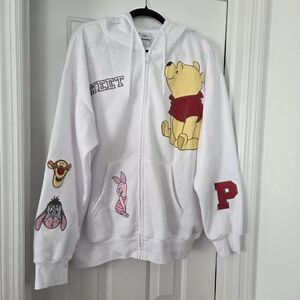XXL Winne The Pooh Zip Hoodie
